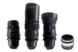 Vintage Sovjet Lenses PL – set